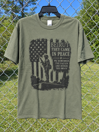 T Shirt-NEW Beirut Guard OD, Gray